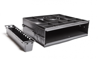 Пескоуловитель пластиковый Аквасток DN100 для лотков водоотводных